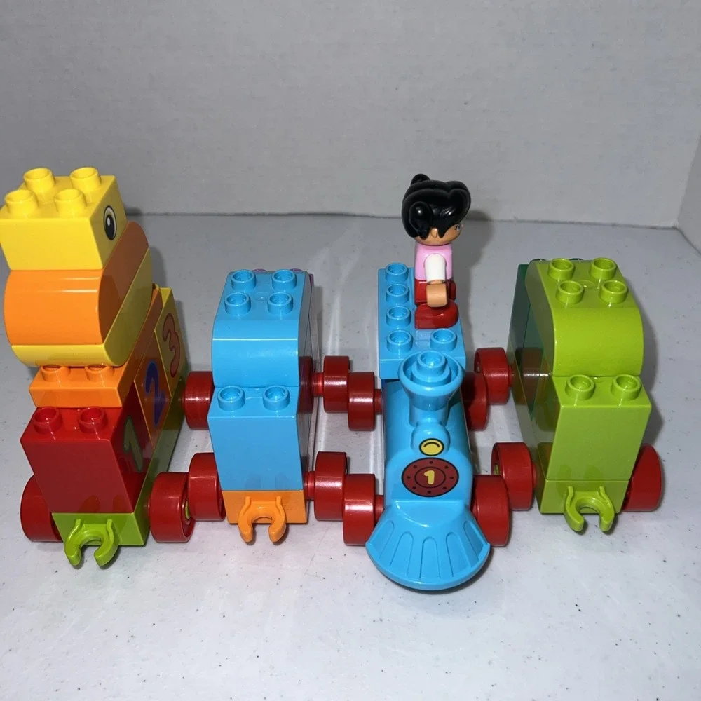 Lego Duplo My First Number Train Learn To Count #10847 Incomplete Toddler Blocks